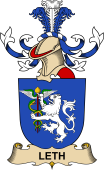 Republic of Austria Coat of Arms for Leth (de Lethenau)