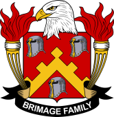 Coat of arms used by the Brimage family in the United States of America