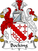 English Coat of Arms for the family Bocking