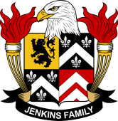 Coat of arms used by the Jenkins family in the United States of America