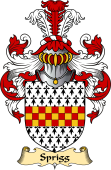 English Coat of Arms (v.23) for the family Sprigg (e)