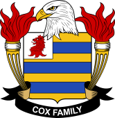 American Coat of Arms for Cox
