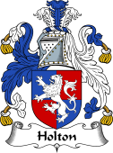 English Coat of Arms for the family Holton
