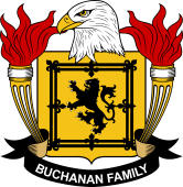 Coat of arms used by the Buchanan family in the United States of America