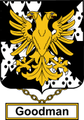 English Coat of Arms Shield Badge for Goodman