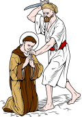 Catholic Saints Clipart image: St Placid
