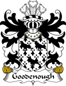 Welsh Coat of Arms for Goodenough (or Gwdinwch, of Caernarfonshire)