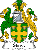 English Coat of Arms for the family Stowe