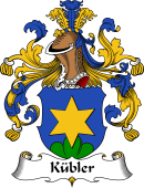 German Wappen Coat of Arms for Kübler