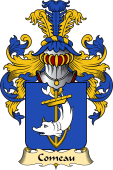 French Family Coat of Arms (v.23) for Comeau
