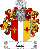 Araldica Italiana Coat of arms used by the Italian family Luna