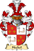 v.23 Coat of Family Arms from Germany for Heckel