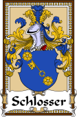 German Coat of Arms Wappen Bookplate  for Schlosser