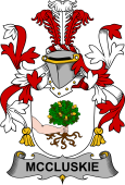 Irish Coat of Arms for McCluskie or McCloskie