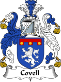 English Coat of Arms for the family Covell