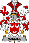 Irish Coat of Arms for Mannion or O'Mannion