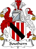 English Coat of Arms for the family Southern