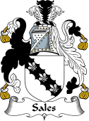 English Coat of Arms for the family Sale (s)