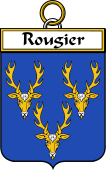 French Coat of Arms Badge for Rougier