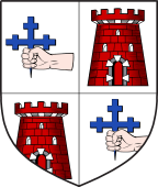 Scottish Family Shield for MacNaughton or MacNaughtan
