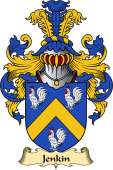 Welsh Family Coat of Arms (v.23) for Jenkin (AP DAFYDD or JENKIN FYCHAN)