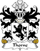 Welsh Coat of Arms for Thorne (of Shelvock, Shropshire)