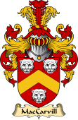 Irish Family Coat of Arms (v.23) for MacCarvill or MacCarrol