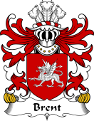 Welsh Coat of Arms for Brent (of Pembrokeshire)