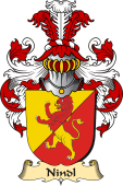 v.23 Coat of Family Arms from Germany for Nindl