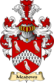 English Coat of Arms (v.23) for the family Meadows