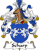 German Wappen Coat of Arms for Scharp