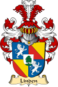 v.23 Coat of Family Arms from Germany for Linden