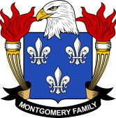 Coat of arms used by the Montgomery family in the United States of America