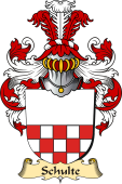 v.23 Coat of Family Arms from Germany for Schulte