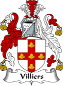 English Coat of Arms for the family Villiers