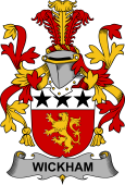 Irish Coat of Arms for Wickham