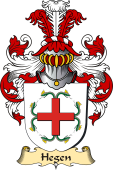 v.23 Coat of Family Arms from Germany for Hegen