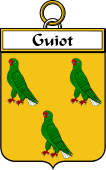 French Coat of Arms Badge for Guilot