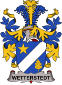 Swedish Coat of Arms for Wetterstedt