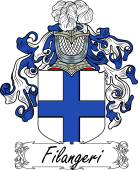 Araldica Italiana Coat of arms used by the Italian family Filangeri