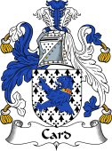 English Coat of Arms for Card