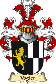 v.23 Coat of Family Arms from Germany for Vogler