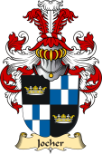 v.23 Coat of Family Arms from Germany for Jocher