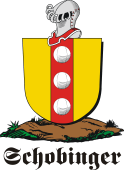 German shield on a mount for Schobinger