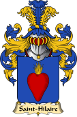 French Family Coat of Arms (v.23) for Saint-Hilaire