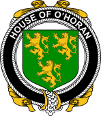 Irish Coat of Arms Badge for the O'HORAN family