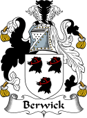 English Coat of Arms for the family Berwick