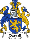 English Coat of Arms for the family Darrell