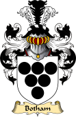 English Coat of Arms (v.23) for the family Botham