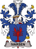 Coat of arms used by the Danish family Ivarsen